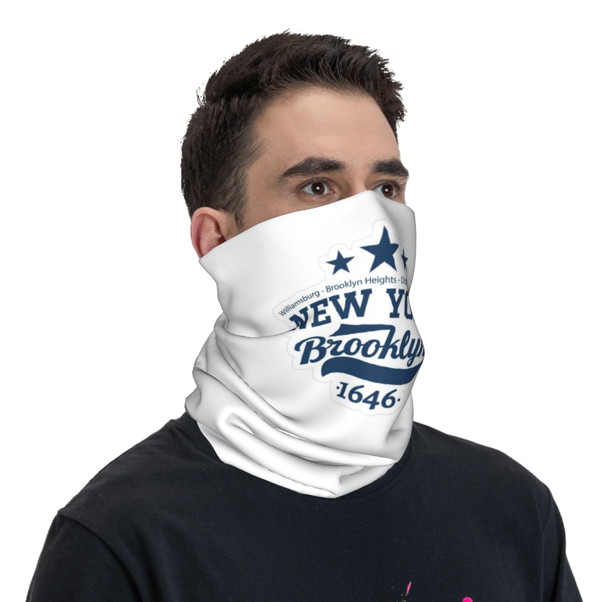 Men'S Fashion New York - Sciarpa da collo a bandana stampata,