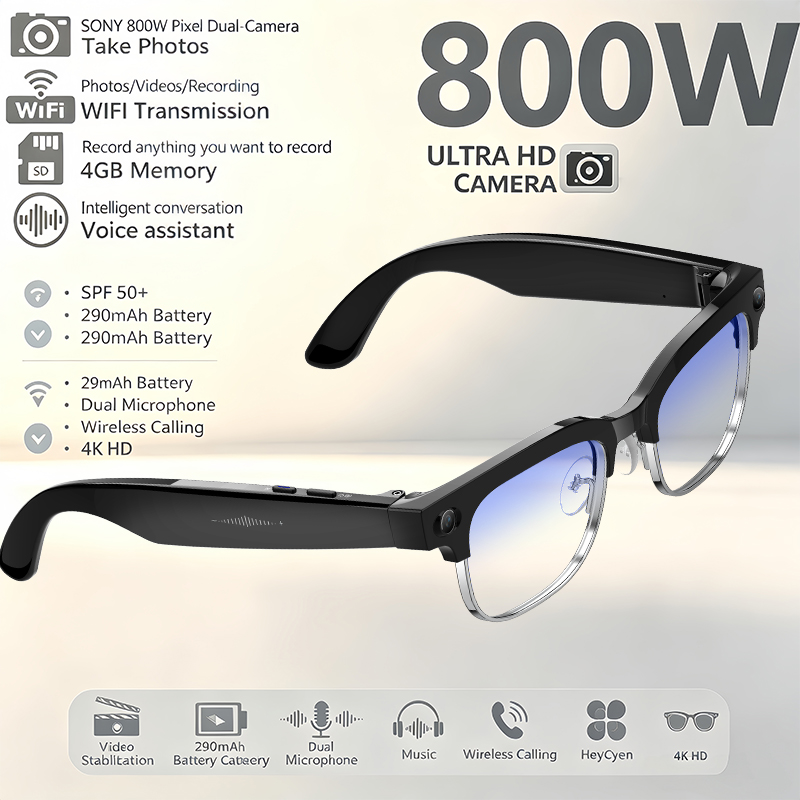 Men'S Fashion Videos - Nuovi Occhiali Smart 2026 con Fotocamera,