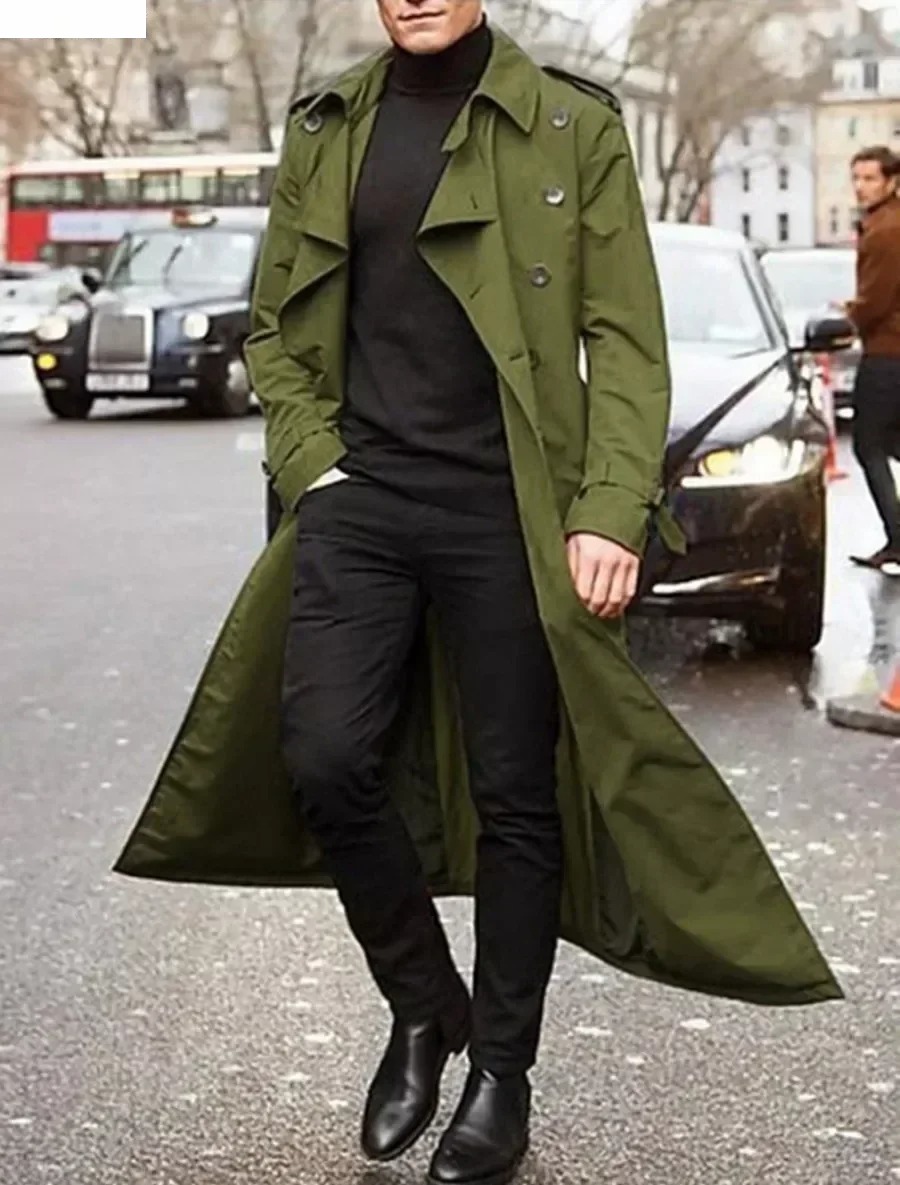 Trench lungo da uomo Giacca Mo - Men'S Fashion X recensione e prezzo
