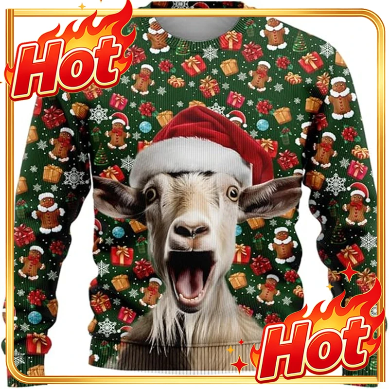Maglione natalizio con grafica - Mens Fashion Clothes recensione e prezzo