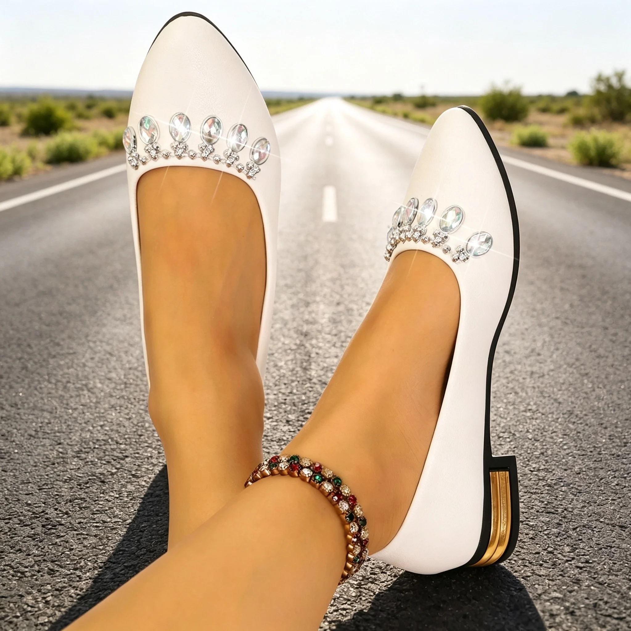 Scarpe Basse da Donna a Punta, - Mens Fashion Trainers recensione e prezzo