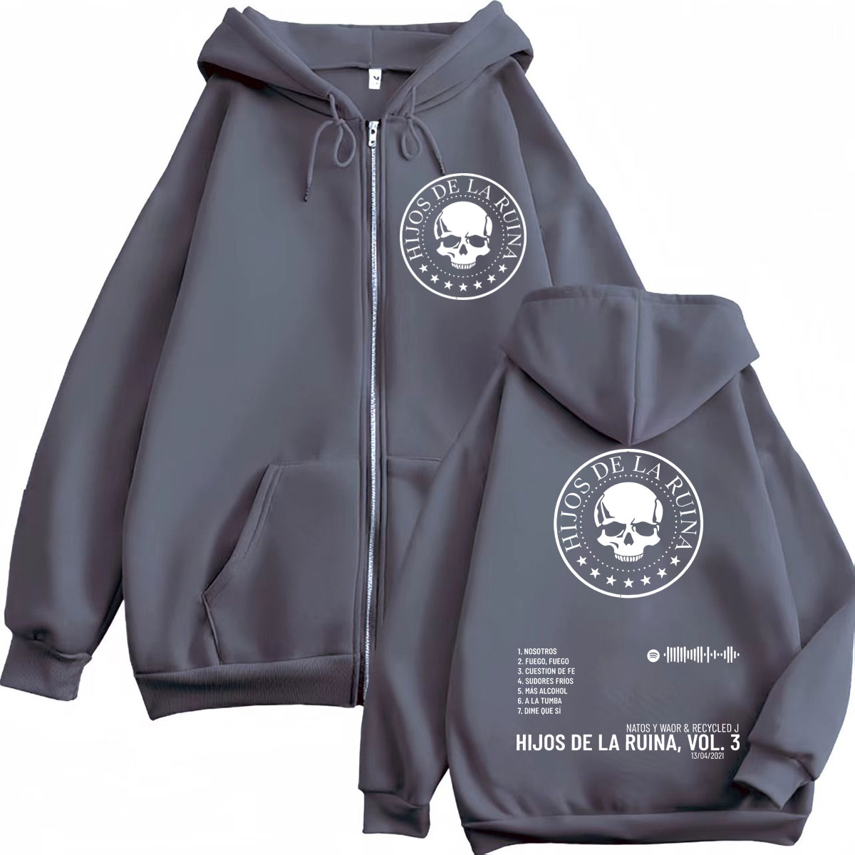 Felpa con cappuccio e zip Rap  - Mens Fashion Zip Up Hoodies recensione e prezzo