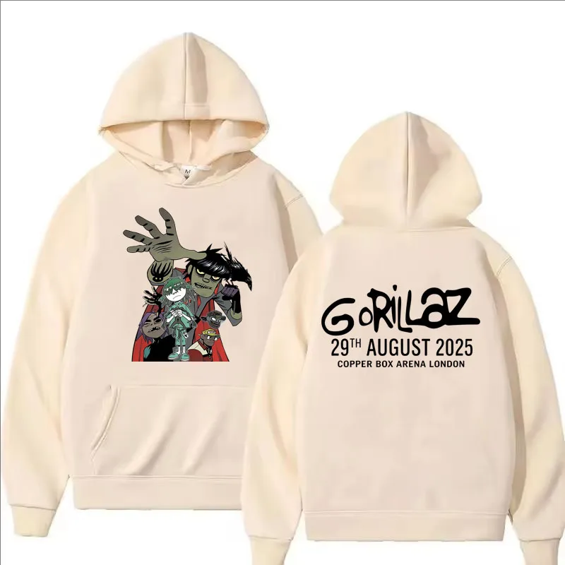 Felpe con stampa Gorillaz per  - Mens Fashion Zip Up Hoodies recensione e prezzo